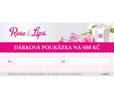 Dárková poukázka 500 Kč